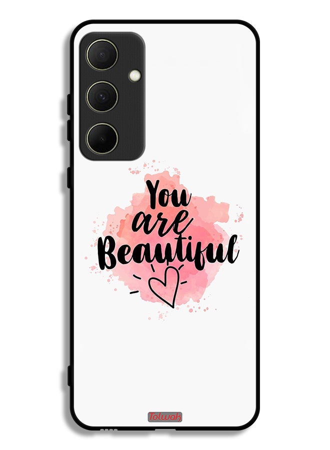Tolwak Samsung Galaxy A35 5G Protective Case Cover You Are Beautiful - Image 1