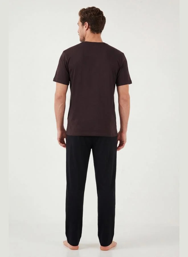 Buratti  Buratti Cotton Regular Fit Printed Pajama Set for Men PAJAMA SET 6096160 for Men | Best Price UAE