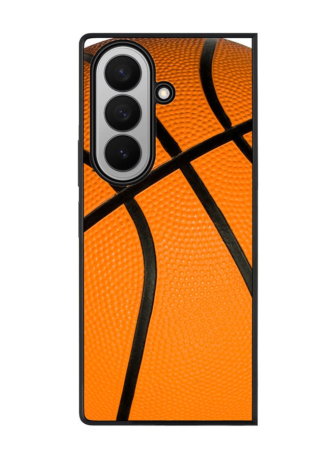 Stylizedd For Samsung Galaxy Z Fold7 Case,Slim fit Camera Protection, Shockproof Thin Phone cover  - Basketball - Image 1