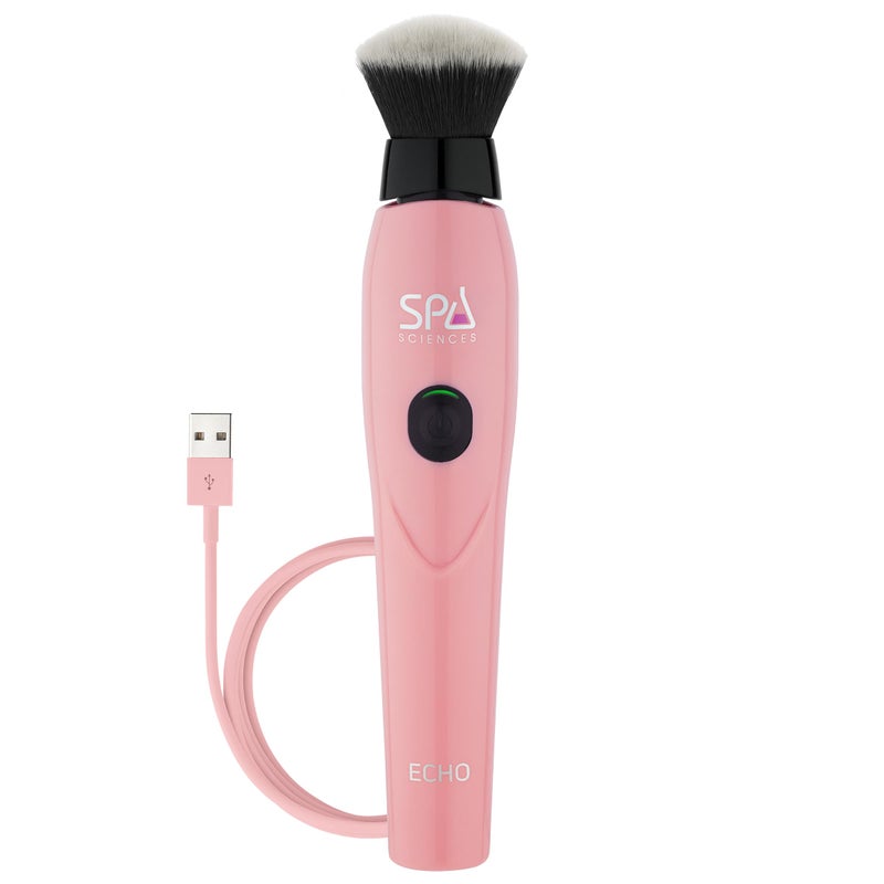 SPA SCIENCES Spa Sciences ECHO - Makeup Brush for Flawless Blending, Contouring, Highlight & Airbrush Finish - 3 Speeds - Rechargeable - Image 1