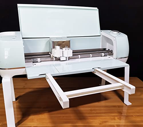 Crvicv Cutting Mat Extender Support for Cricut Explore Air4 / Air3 / Air2 / Air1, Extender Tray for cricut Explore Air Series, (Not Compatible with Cricut Maker4 / Maker3 / Maker) (white) - Image 1