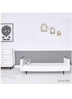 Snuz Kot Skandi Cot Bed For Infant And Baby/Kids/Toddler, Modern And Minimal Style , Easly Convert To Toddler Bed , Made of Sustainably Sourced Wood , From 0 To 10 Years(W72 X L133Cm X H89Cm) - Mono  - Image 5