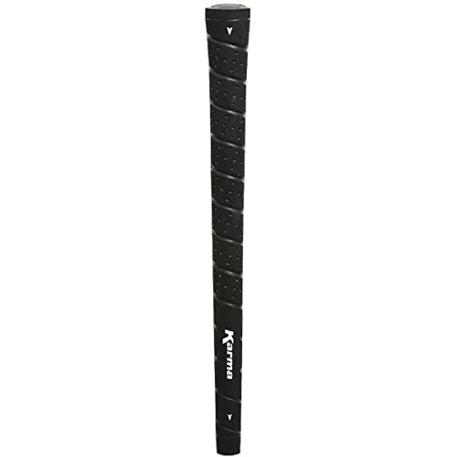 Karma Wrap Black Standard Golf Grips 13 Grips with Tape Strips - Image 3