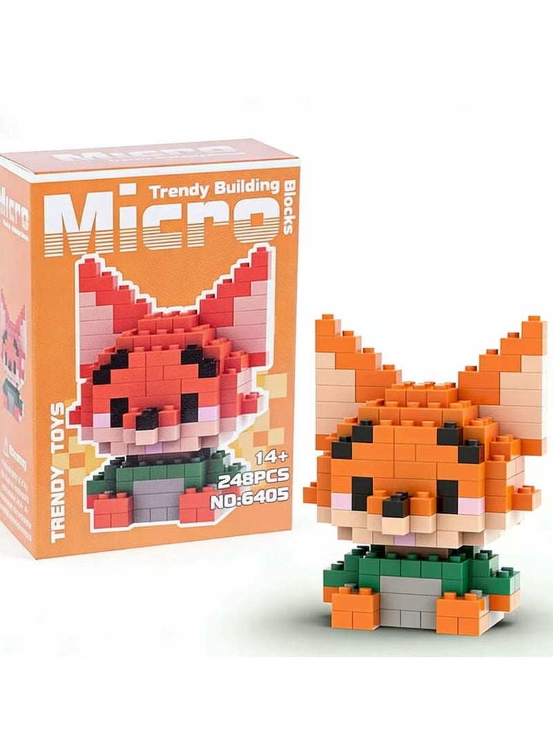 مايكرو دمى كرتونية قابلة للتركيب (32 قطعة) كل قطعة بارتفاع 11 سم وطول 8 سم وعرض 4 سم. - Image 3