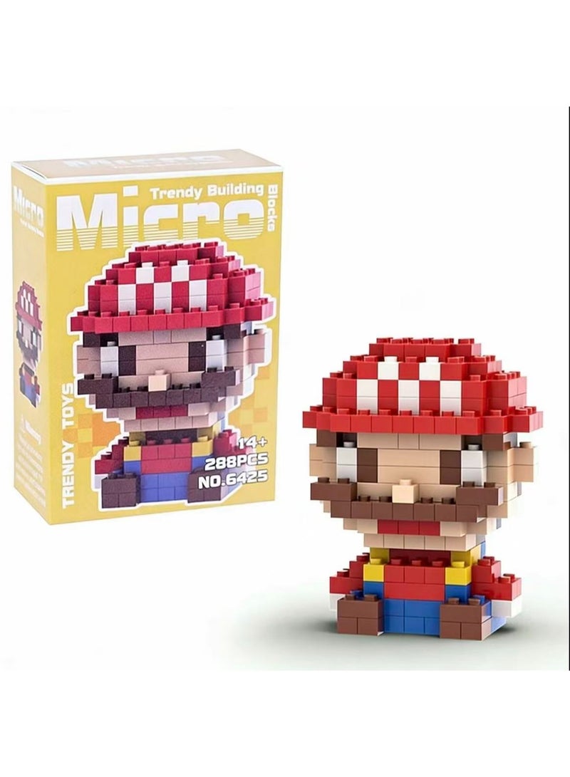 مايكرو دمى كرتونية قابلة للتركيب (32 قطعة) كل قطعة بارتفاع 11 سم وطول 8 سم وعرض 4 سم. - Image 5