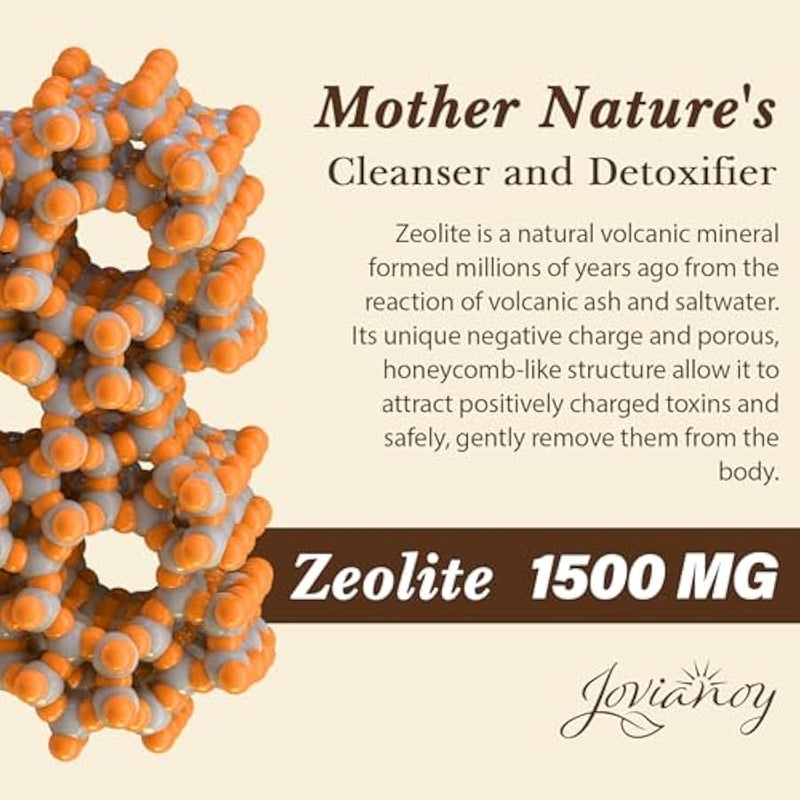 Zeolite Detox Capsules, Organic Activated Charcoal, Bentonite Clay, 1-2 µm Clinoptilolite, Maximum Absorption, Gut Liver Detox Cleanse Full Body for Women Men, 90 Capsules - Image 5