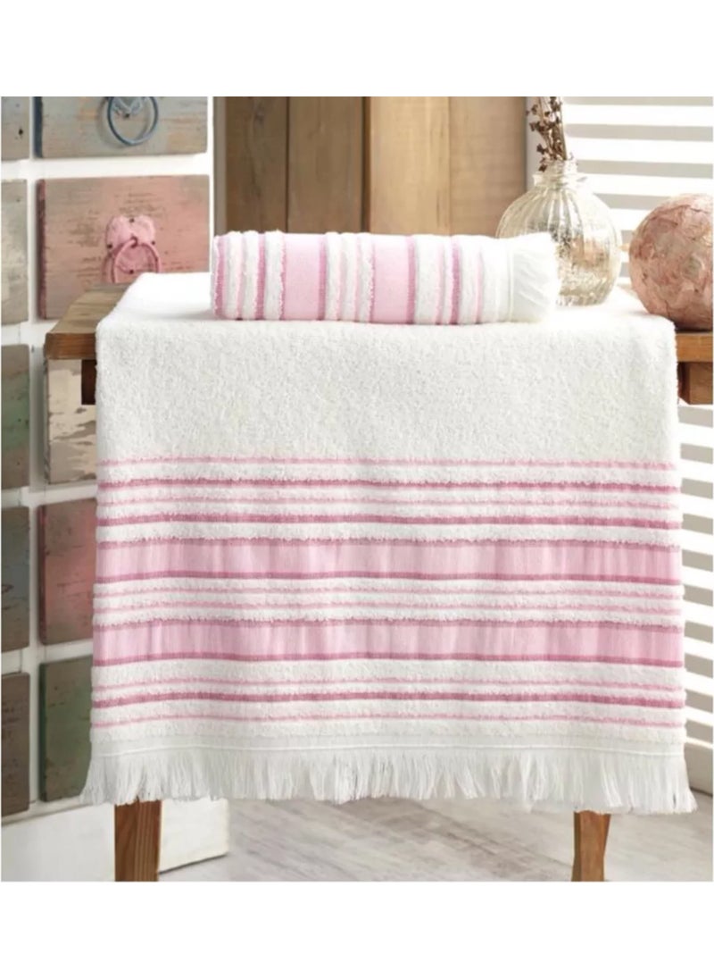 Louis Marie Bath Towel Set 70 x 140 cm and 50 x 90 cm Powder - pzsku/ZC30BC86A29D15C4F71E6Z/45/_/1731039434/32dc72a9-cc9a-49c6-884f-43ee50d2007f