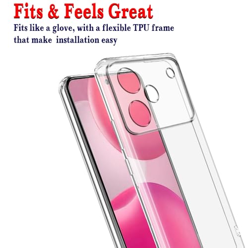 Casotec Crystal Clear Back Case for Realme P4 5G | Raised Bumps for Camera & Screen Protection | Clear Soft Silicone Back Case Cover for Realme P4 5G (TPU | Transparent) - Image 4