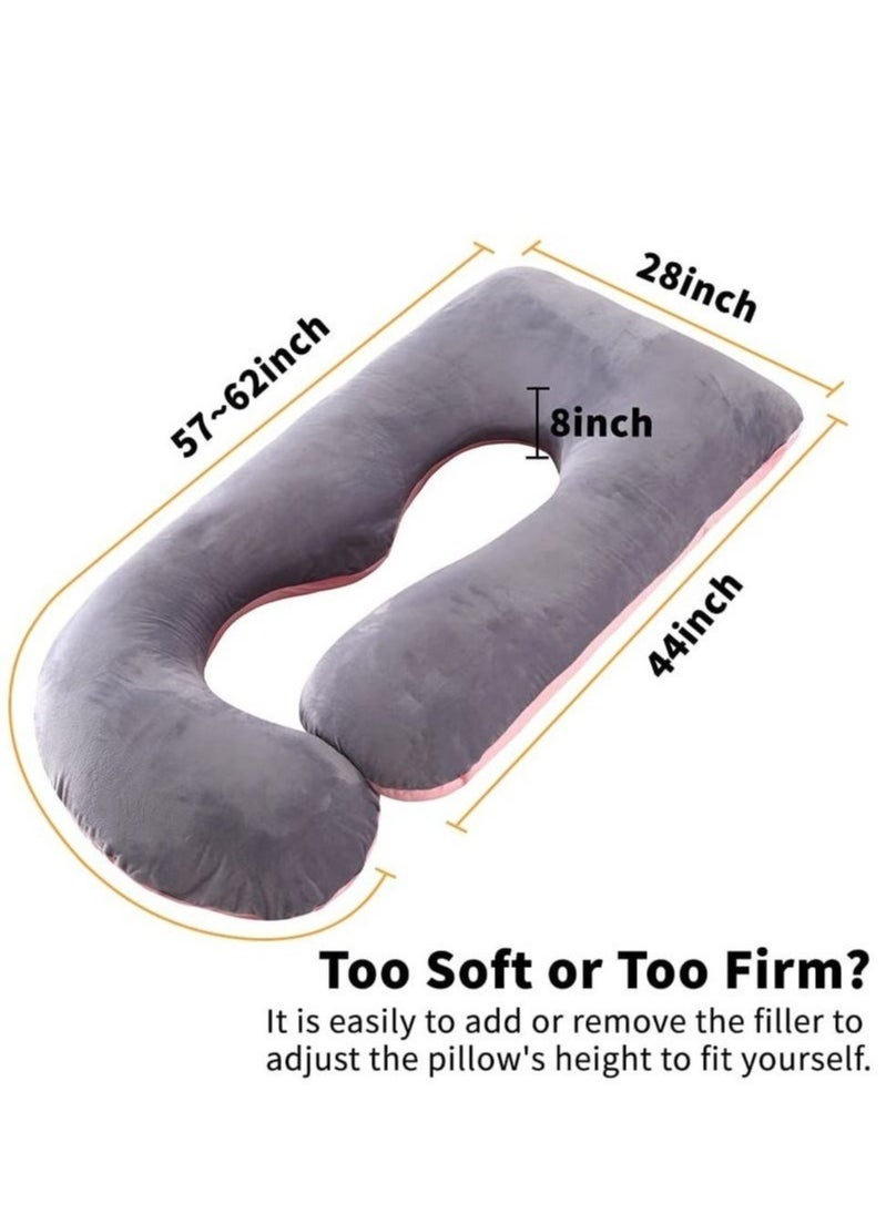 OKASA U-Shaped Pregnancy Pillow Full Body Maternity Support Pillow(62"x 28")  - Image 4