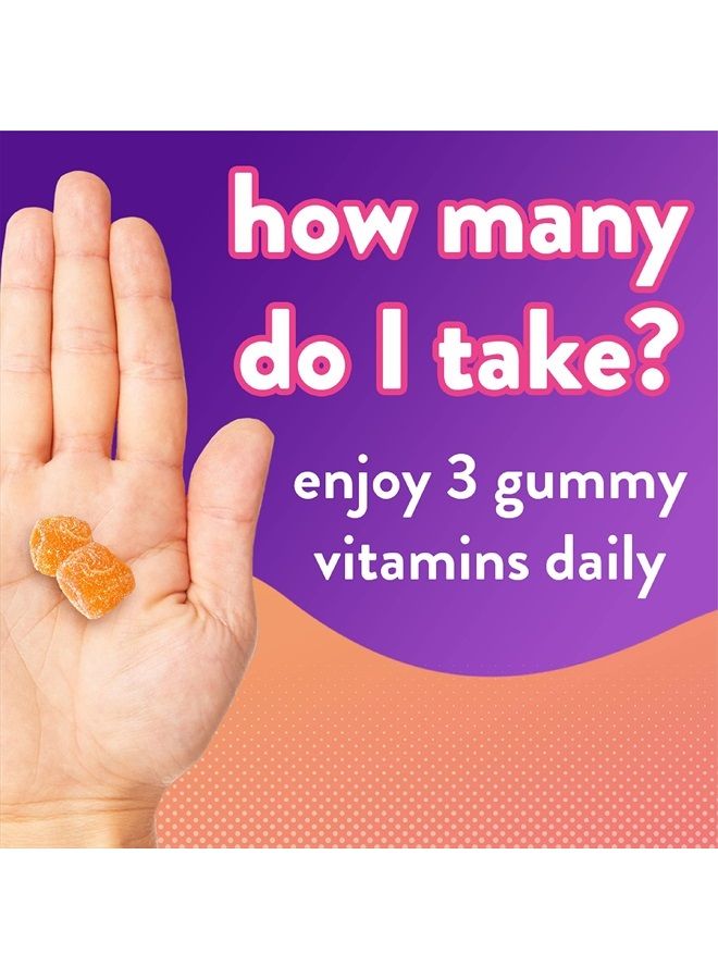 Vitafusion جواهر فيتامين سي من باور سي لدعم المناعة، بنكهة البرتقال، 282 ملغ من فيتامين سي، العلامة التجارية رقم 1 في أمريكا لفيتامينات الجيلي، 50 يوم من الإمداد، 150 حبة - Image 4