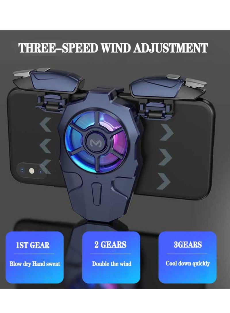 AK03Mobile Phone Cooling Fan and Controller Fire Button Key Trigger Joystick For Mobile - Image 2