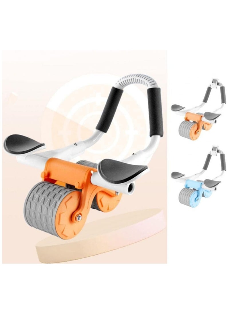 Generic - Automatic Rebound Ab Roller with Timer and Elbow Support – Core Workout Equipment for Effective Abdominal Exercise and Muscle Toning - Image 1