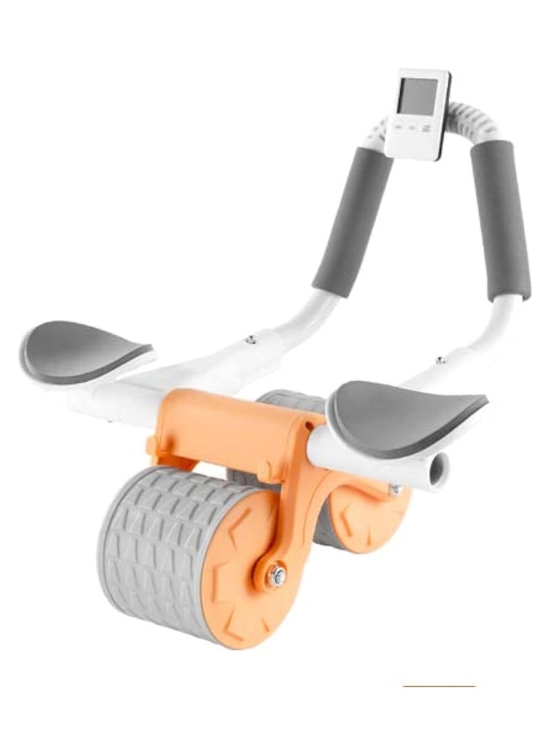 Generic - Automatic Rebound Ab Roller with Timer and Elbow Support – Core Workout Equipment for Effective Abdominal Exercise and Muscle Toning - Image 1
