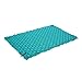 Intex 56841EP Giant Inflatable Floating Water Mat Relaxing Platform Pad for Pools and Lakes with 4 Connect n Float Connectors Teal - Image 2