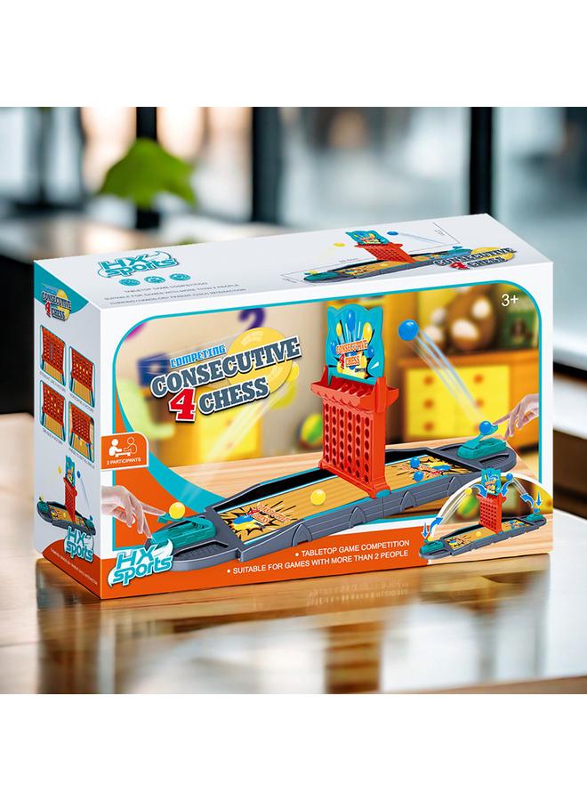 الأزرق جي دبليو <المرح الكلاسيكي> ألعاب الطاولة للأطفال الأربعة على التوالي ، لعبة ألعاب الطاولة الاستراتيجية الكلاسيكية بين الوالدين والطفل - Image 2