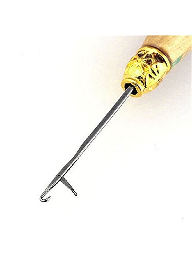 Uotp - 3 Pc Kit For Micro Ring Link Hair And Feather Extensions: Pliers Loop Threader And Silcon Rings - Image 1
