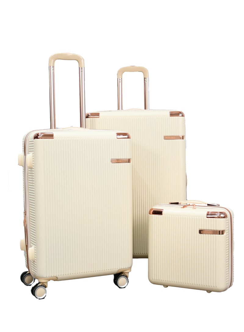 Morano Hard-Side Travel Back Luggage Trolley Set, 4 Pcs - - Image 2