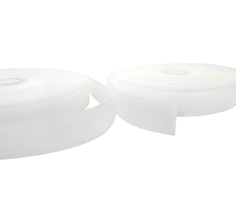 YKK® -Style- Sew on Hook and Loop Fastening Products Group YKK® Tape 1 Inch White Style 10 Yards/roll - Image 2