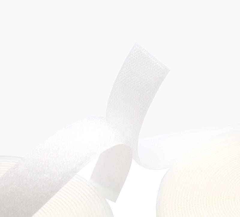 YKK® -Style- Sew on Hook and Loop Fastening Products Group YKK® Tape 1 Inch White Style 10 Yards/roll - Image 3