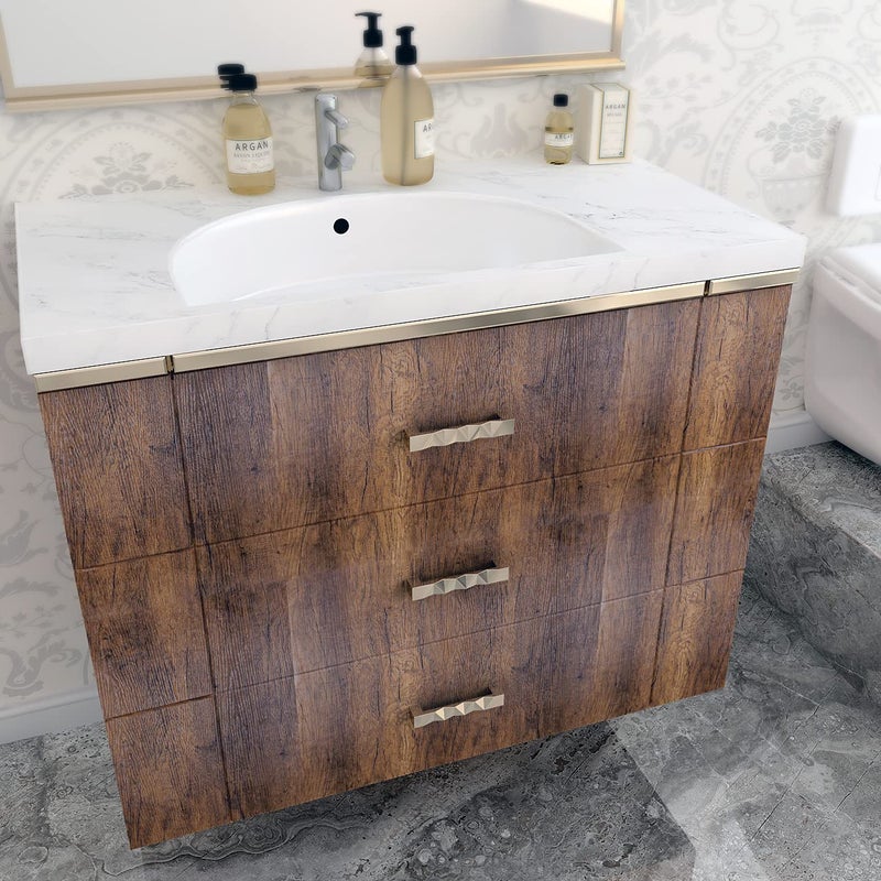 Decotalk 200"x17.7" Wood Grain Contact Paper Wooden Contact Paper for Cabinets Removable Vinyl Wrap Wood Decorative Peel and Stick Woods Wallpaper Self Adhesive Wooden Look Wallpaper for Countertops - Image 3