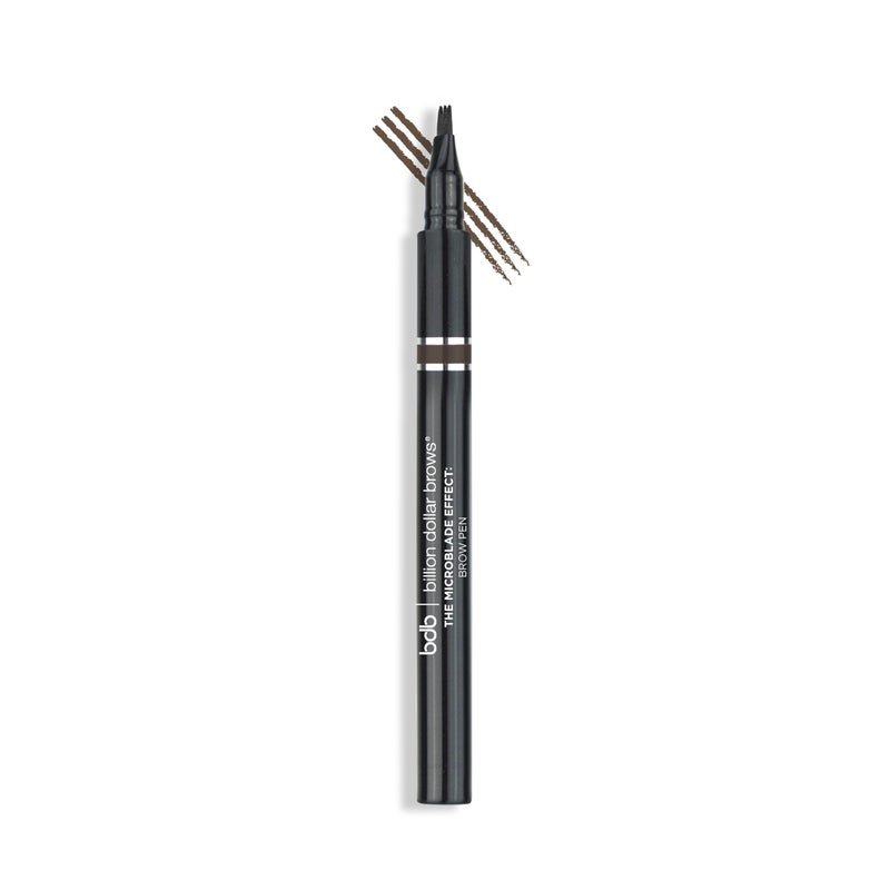 Billion Dollar Brows bdb Microblade Effect: Brow Pen - Waterproof, Smudge-Proof, Long Lasting, Taupe - Image 1