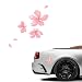 Wevdn Cherry Blossom Car Sticker Decal Automotive Vinyl Pink Flower Scratch Cover Decor Sticker Waterproof Sakura Decals for Car Motorcycle Home Decor Universal Car Accessories Style 1 - Image 2