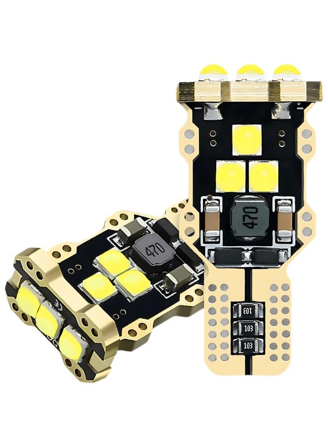 T10 9LED White Parking light bulb canbus (12 V, 5 W) (Pack of 2) - Image 1