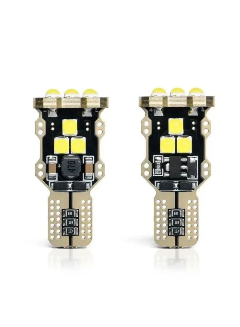 T10 9LED White Parking light bulb canbus (12 V, 5 W) (Pack of 2) - Image 2