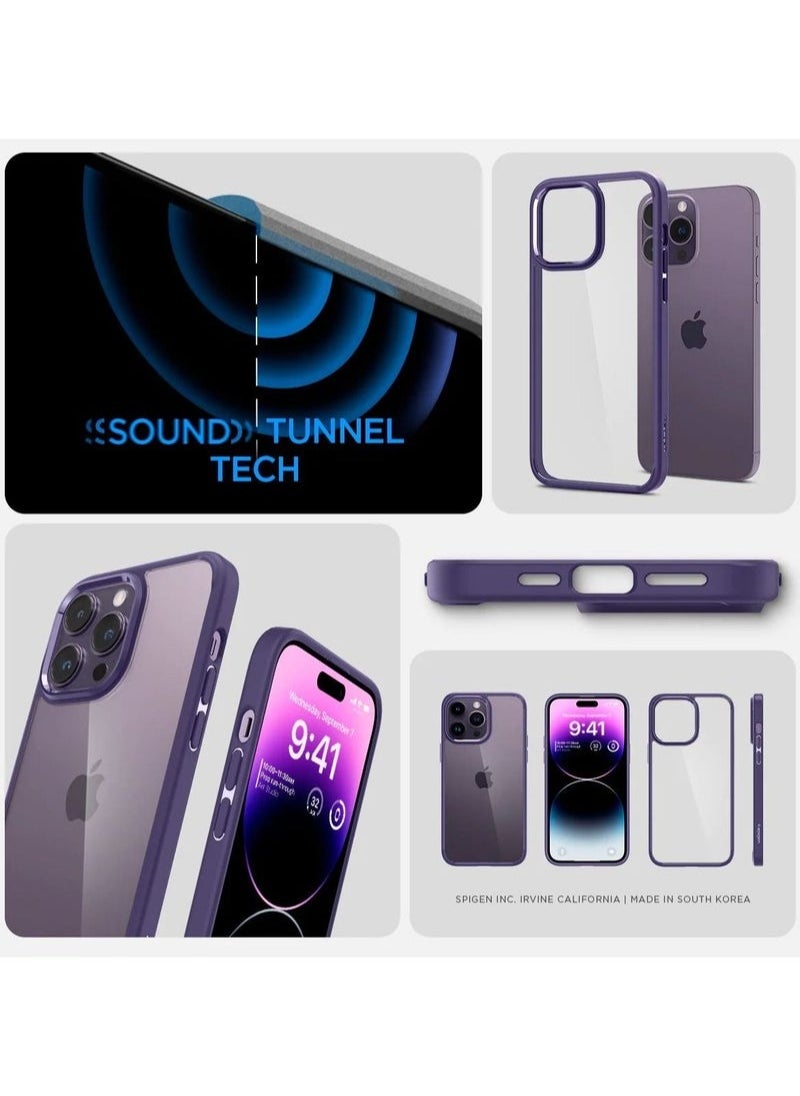 In Air - iPhone 14 Pro Max Case Ultra Hybrid Purple Anti-Yellowing Technology - Image 1