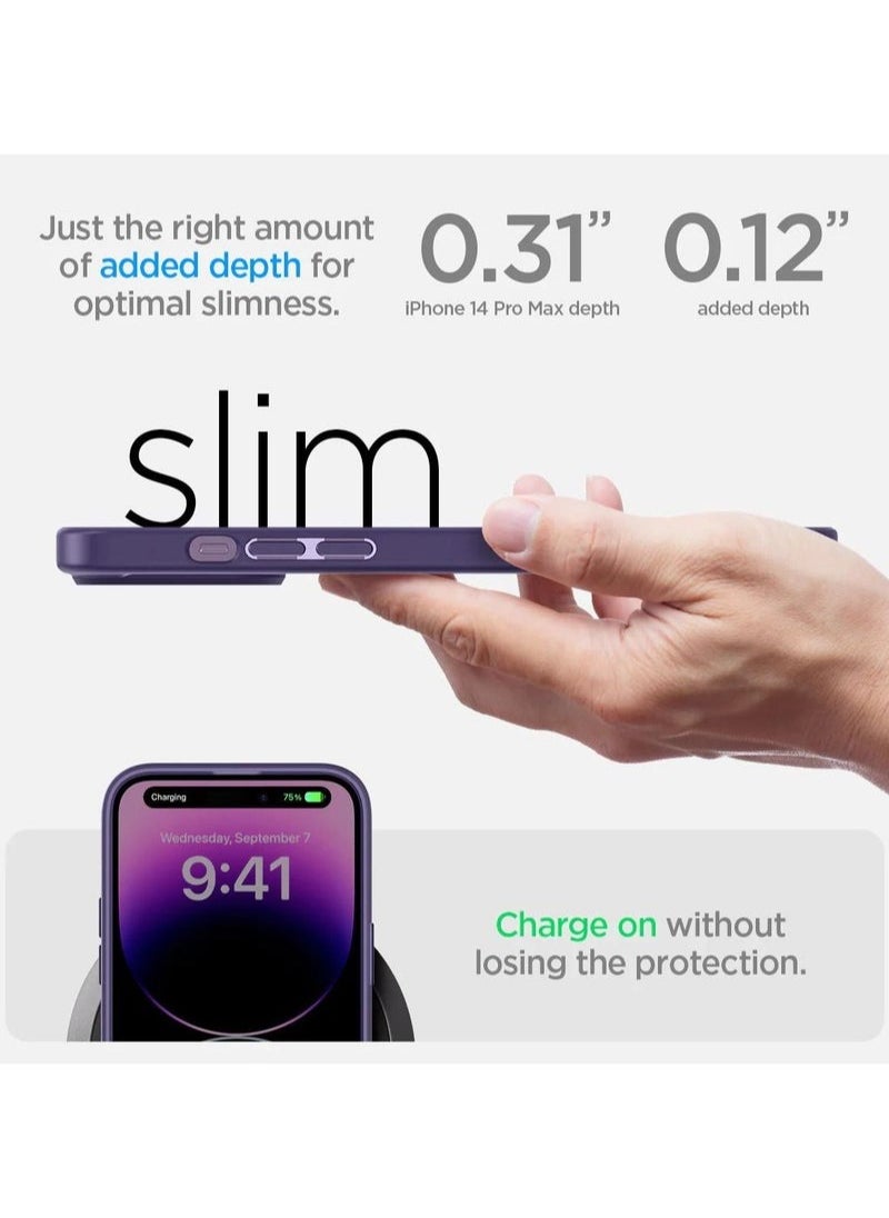 In Air - iPhone 14 Pro Max Case Ultra Hybrid Purple Anti-Yellowing Technology - Image 1