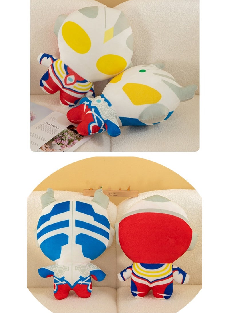 45 CM Cartoon Q version Ultraman Plush Toy Soft Stuffed Cute Doll For Girls And Boys All Ages Gift  - Image 5