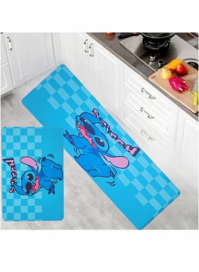 Generic - Set of two pieces, waterproof, non-slip rug, size 56x38+116x38 cm - Image 1