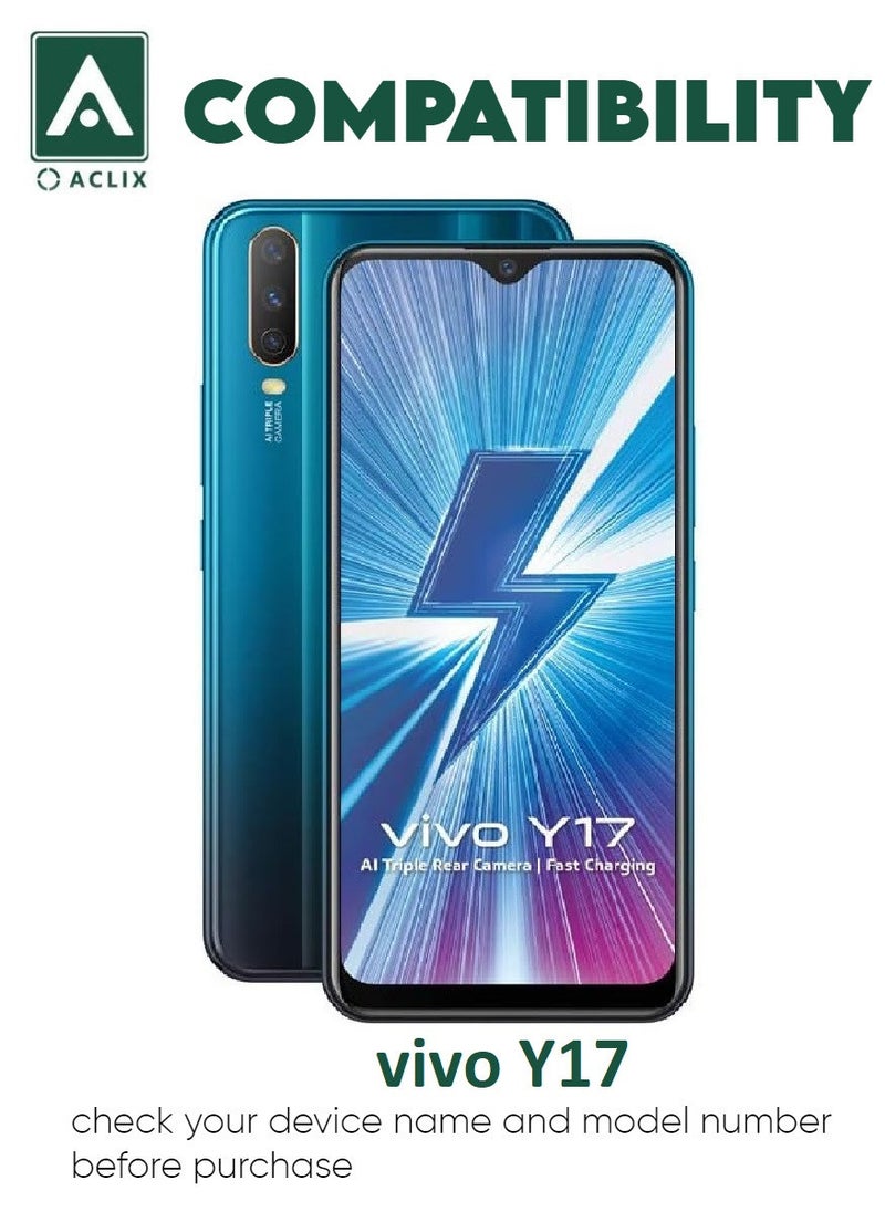 ACLIX 5 Pieces Antistatic ESD Dustproof Premium Quality High Definition Tempered Glass Screen Protector Designed For vivo Y17 - Image 3