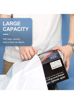 Generic Plastic Envelope Bag, 100pcs White Self-Seal Adhesive Courier Storage Bags, Plastic Poly Envelope Mailer Postal, Strong Thick Shipping Mailing Bags (White) (28 * 42cm)  - Image 5