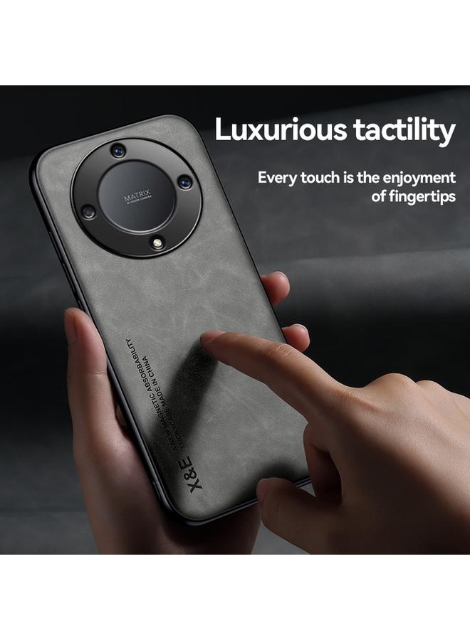 جرين تايجر جراب هاتف Honor X9a من الجلد المغناطيسي بملمس لامبا - Image 5