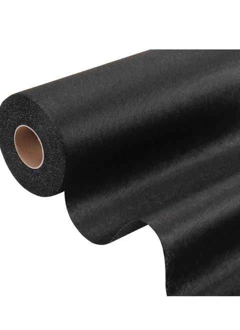 Lightweight Non-Woven Fusible Interfacing for Sewing - 11.8 x 19.7 Yards Black Fusible Fleece for Apparel, Crafts, Bags, and Home Decor. Perfect for All Your Sewing Projects!