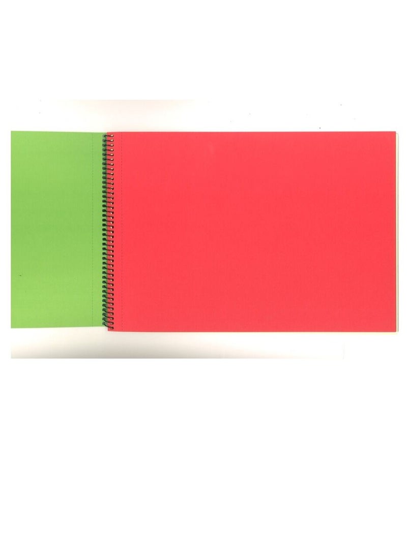 Maxi Maxi Sketch Book A4 Size 20 Colored Sheets  - Image 2
