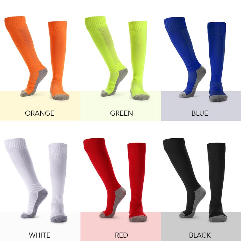 Kid's Breathable Football Socks High Tube Socks Over Knee Sports Socks for  8-14 Boys Girls - Image 3