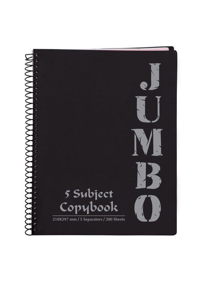 Mintra A4 Notebook - 200 Sheets - 210*297 mm - Black Cover