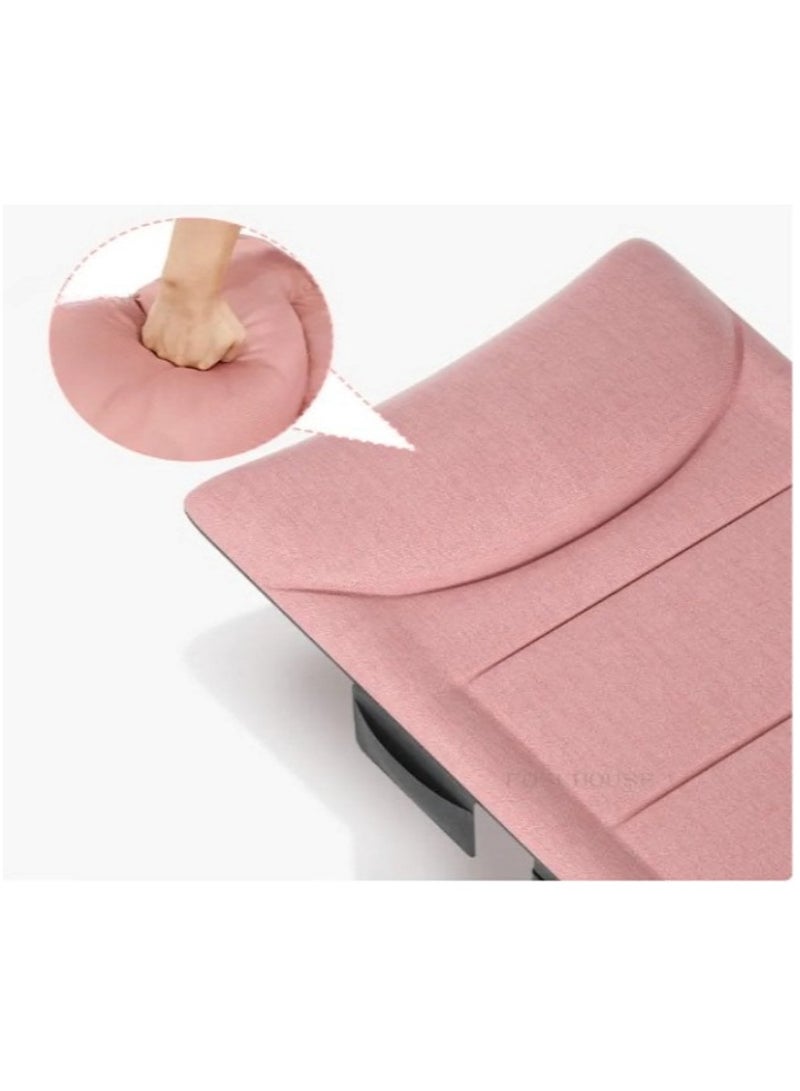 Huitich Folding Camping Cots: Your Comfortable Pink Bed Solution for Outdoor Use - Image 3