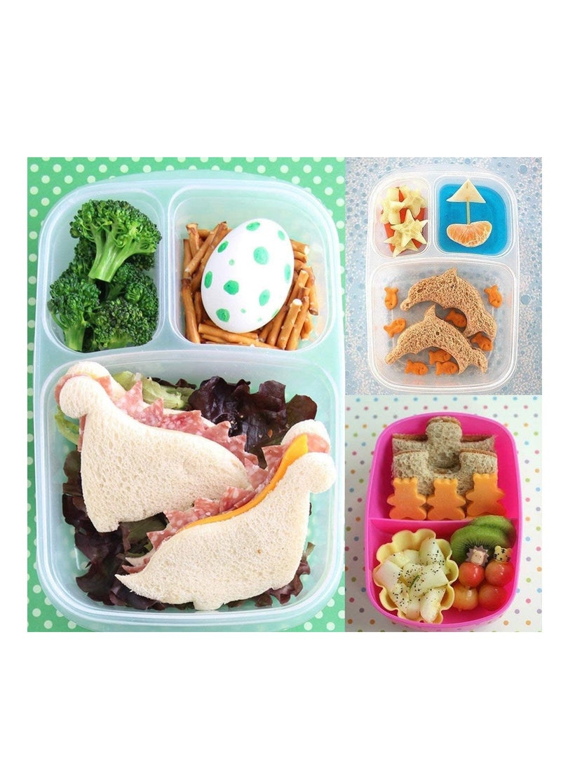 Sandwich Cutter for Kids, 28 Piece Set, Turn Vegetables, Fruits, Cheese, and Cookie Into Funbites - Add to Bento Box and Lunch Box, Great Sandwich Maker - pzsku/ZC30D3A25B37D73F6713EZ/45/_/1700317793/b10302da-089b-4379-8595-5f9f63d58e7e