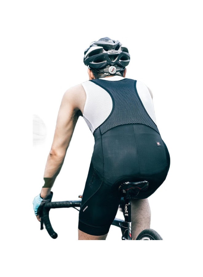 Sendik Sen Di Ke Sen Di Ke Spring And Summer Men'S Bicycle Riding Bib Shorts [In Transit], Black, Xl - Image 1