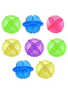 VICHAXAN Vichaxan Washing Machine Ball Laundry Dryer Wash Without Detergent 6pcs Red  - Image 2