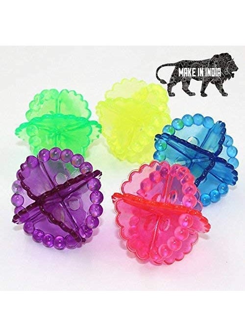 VICHAXAN Vichaxan Washing Machine Ball Laundry Dryer Wash Without Detergent 6pcs Red  - Image 5