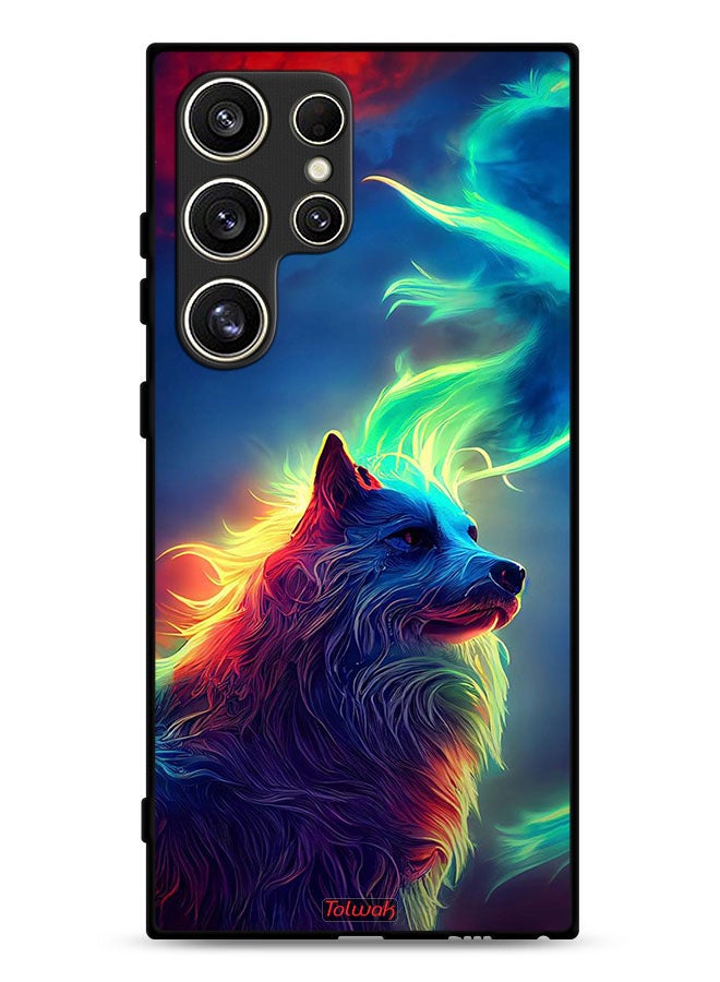 Tolwak Samsung Galaxy S24 Ultra 5G Protective Case Cover Wolf - Image 1