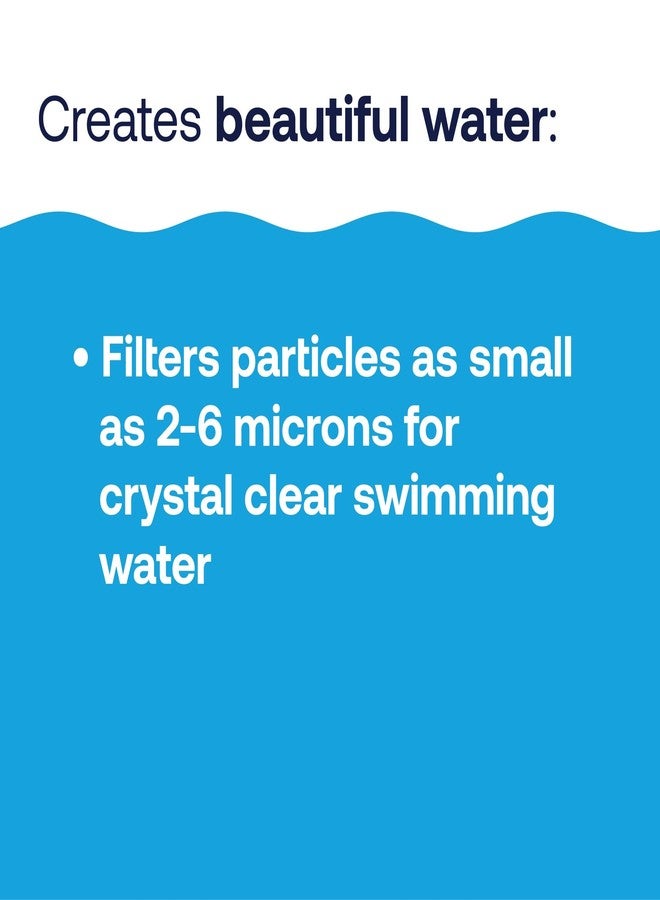 اتش تي اتش مُساعد فلترة مياه حمامات السباحة HTH 67121، لتحسين كفاءة الترشيح ونقاء المياه، 10 أرطال - Image 3
