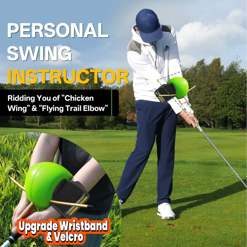 Opheart The Connector Golf Training Aid in Improving Hand Positioning, Smart Ball Golf Training Aid for Posture Correction Practice. Golf Swing Trainers are Suitable for Golfers at All Levels, (with Velcro) - Image 2