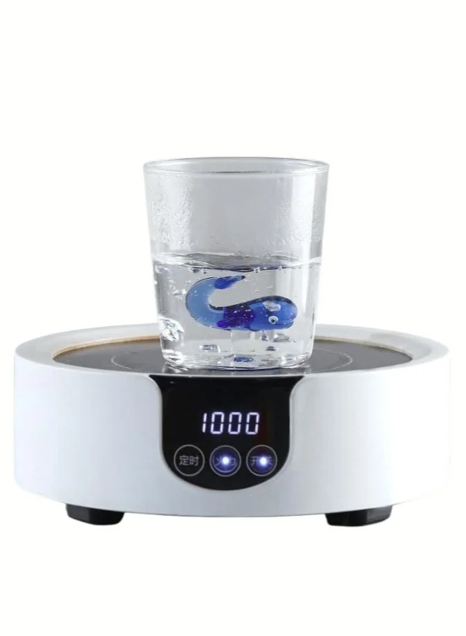 1Chase Borosilicate Three Dimentional Animal Design Glass Cups 300 ML (Blue Whale)