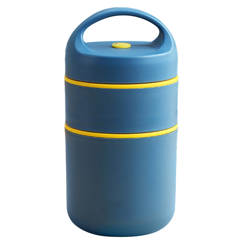 Food 304 Stainless Steel Insulated Food Jar 680ml Vacuum Food Container with 3 Layer Insulation for Hot Soup Oatmeal Meals - Portable Lunch Container for Work Travel - Image 1