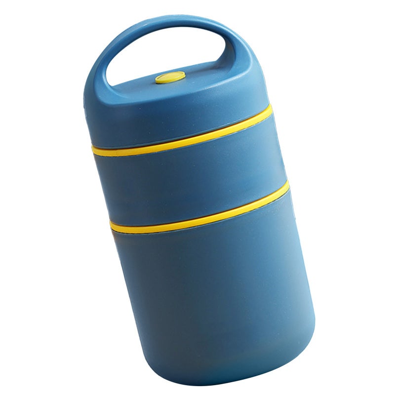 Food 304 Stainless Steel Insulated Food Jar 680ml Vacuum Food Container with 3 Layer Insulation for Hot Soup Oatmeal Meals - Portable Lunch Container for Work Travel - Image 3